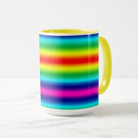 Regenbogenverlauf. Tasse (VorderseiteRechts)