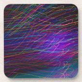 Regenbogenvillen Getränkeuntersetzer (Vorderseite)