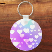 Regenbogenvogel & Herz Schlüsselanhänger (Rückseite)