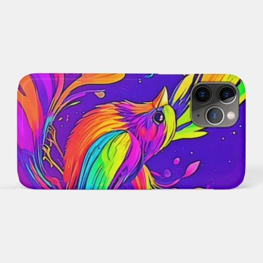 Regenbogenvogel im Cartoon Land Case-Mate iPhone Hülle (Rückseite (Horizontal))