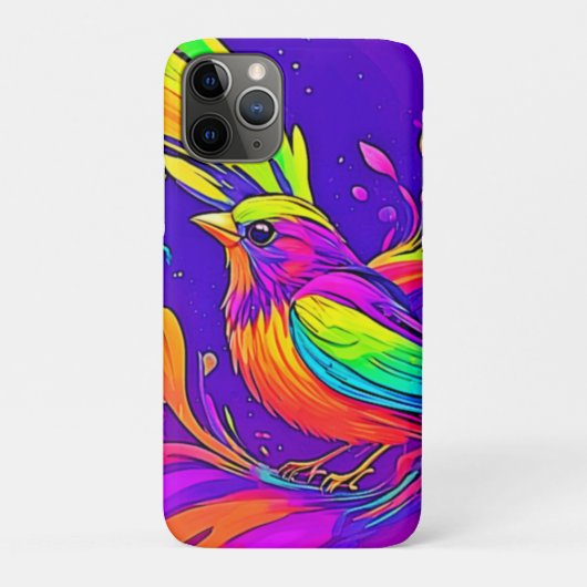 Regenbogenvogel im Cartoon Land Case-Mate iPhone Hülle (Rückseite)