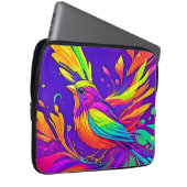 Regenbogenvogel im Cartoon Land Laptopschutzhülle (Vorne Rechts)