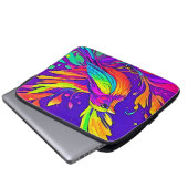 Regenbogenvogel im Cartoon Land Laptopschutzhülle (Vorne Knopf)