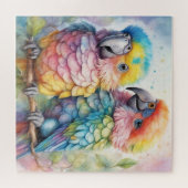 Regenbogenvögel Papageien 1 Puzzle (Horizontal)