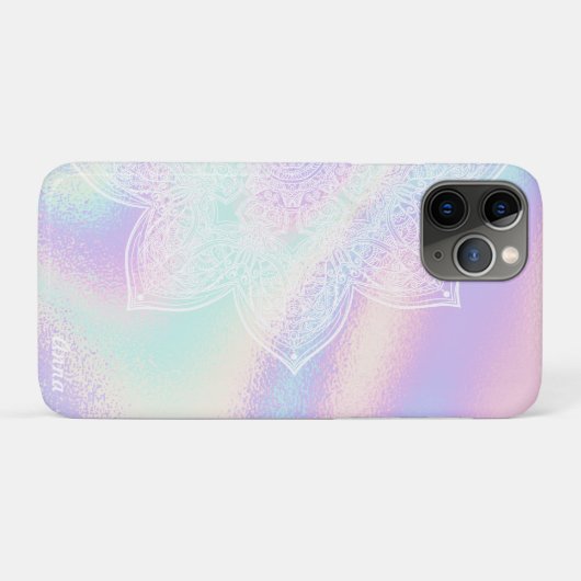 *~* Regenbogenwaden Holografische Iridescent Manda Case-Mate iPhone Hülle (Rückseite (Horizontal))
