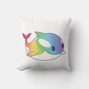 Regenbogenwal  kissen