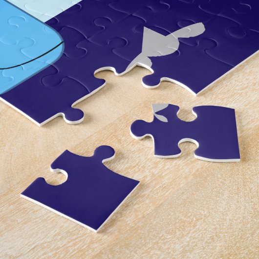 Regenbogenwal Personalisiert Puzzle (Seite)