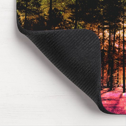 Regenbogenwald Mousepad (Ecke)