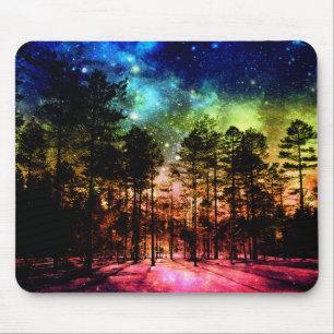 Regenbogenwald Mousepad