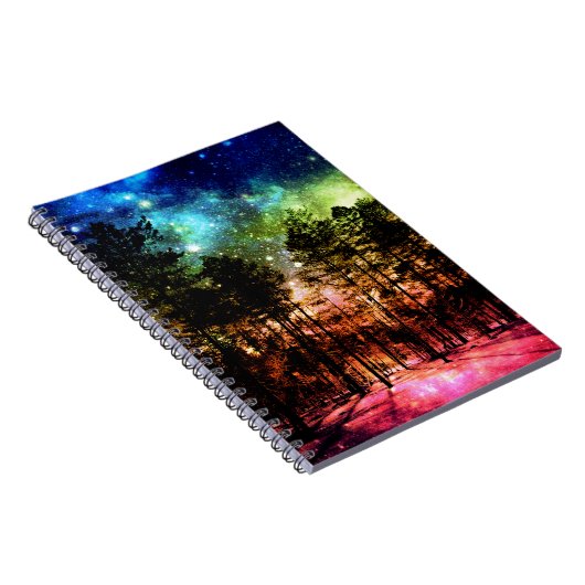 Regenbogenwald Notizblock (Rechte Seite)