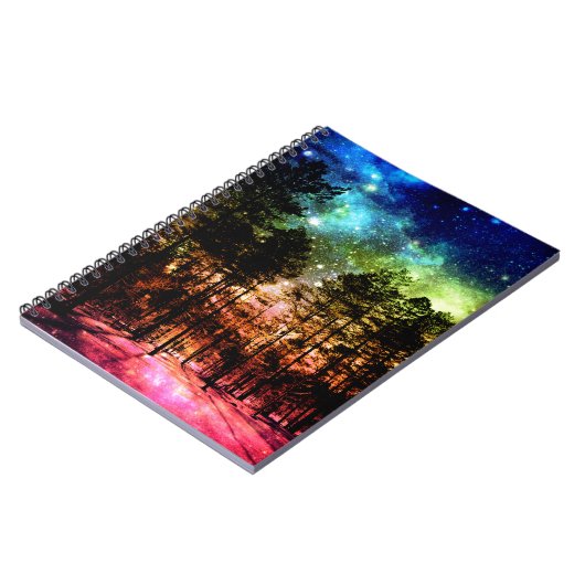 Regenbogenwald Notizblock (Linke Seite)