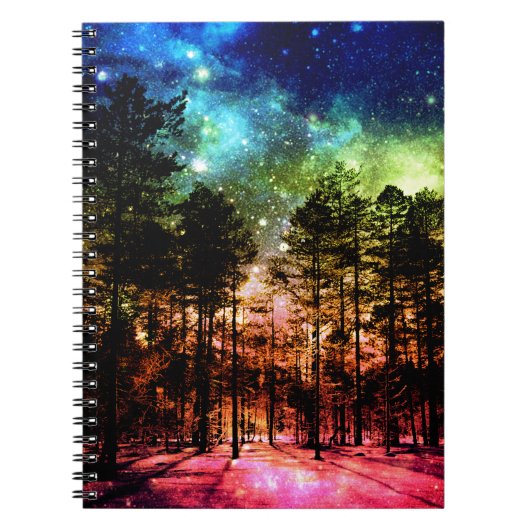 Regenbogenwald Notizblock (Vorderseite)