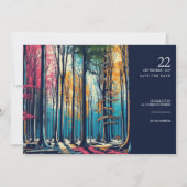 Regenbogenwald Save The Date (Vorderseite)