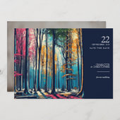 Regenbogenwald Save The Date (Vorne/Hinten)