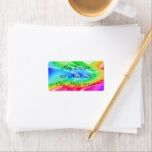 Regenbogenwälder Adressaufkleber (Insitu)