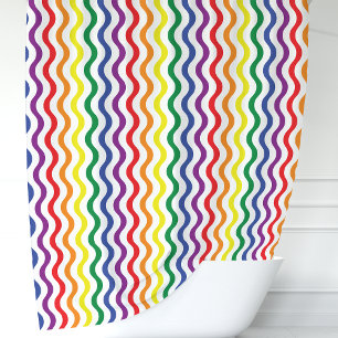 Regenbogenwälder Duschvorhang