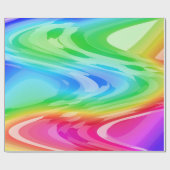 Regenbogenwälder Geschenkpapier (Flach)