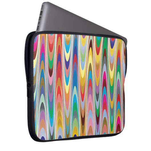 Regenbogenwälder Laptopschutzhülle (Vorne Rechts)