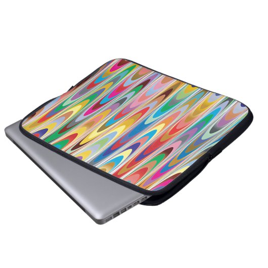 Regenbogenwälder Laptopschutzhülle (Vorne Knopf)