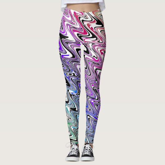Regenbogenwälder Leggings (Vorderseite)