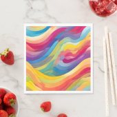 Regenbogenwälder Serviette (Beispiel)