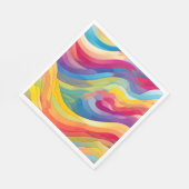 Regenbogenwälder Serviette (Ecke)