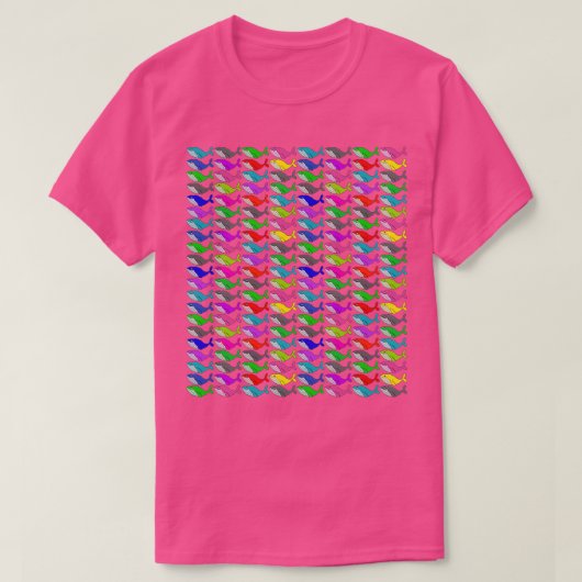 Regenbogenwale T-Shirt (Design vorne)
