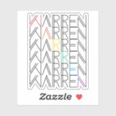 Regenbogenwarentexte Aufkleber (Blatt)