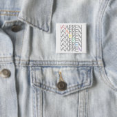 Regenbogenwarentexte Button (Beispiel)