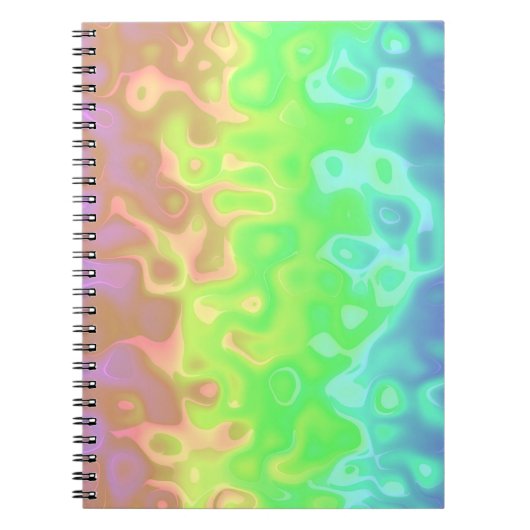 Regenbogenwasser Notizblock (Vorderseite)