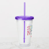 Regenbogenwatercolor-Schulkrankenschwester Acryltrinkbecher (Rechts)