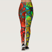Regenbogenweb-Leggings Leggings (Rückseite)