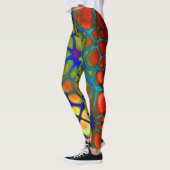 Regenbogenweb-Leggings Leggings (Links)
