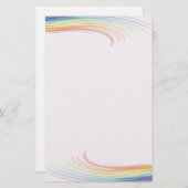 Regenbogenwelle Briefpapier (Vorne/Hinten)