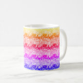 Regenbogenwelle Kaffeetasse (VorderseiteRechts)