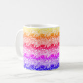 Regenbogenwelle Kaffeetasse (Vorderseite Links)