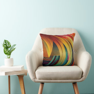 Regenbogenwelle Kissen