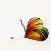 Regenbogenwelle Notizblock (Innenseite)