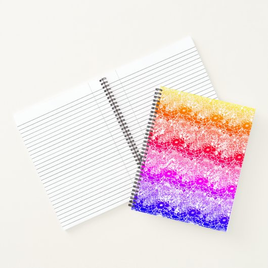 Regenbogenwelle Notizblock (Innenseite)