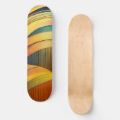 Regenbogenwelle Skateboard (Vorderseite)