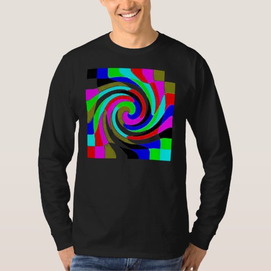 Regenbogenwelle T-Shirt (Vorderseite)