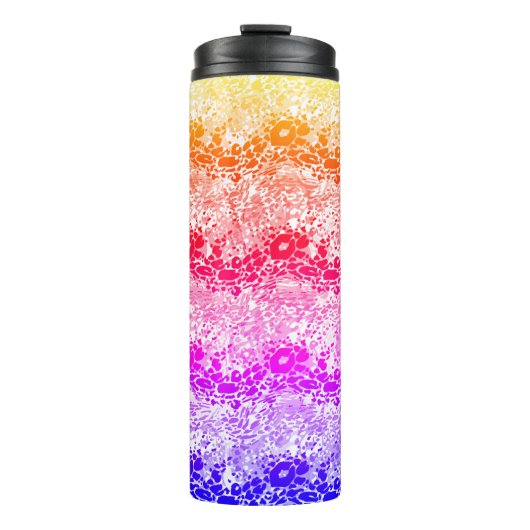 Regenbogenwelle thermosbecher (Vorderseite)