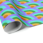 Regenbogenwellen allmählich geschenkpapier (Rolleneckpunkt)