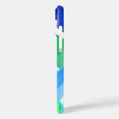 Regenbogenwellen Case-Mate iPhone Hülle (Rückseite / Links)
