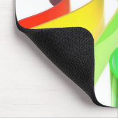Regenbogenwellen Mousepad (Ecke)