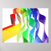 Regenbogenwellen Poster (Vorne)