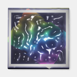 Regenbogenwelle's Säure Flüssig-Post-it-Notiz Magnet