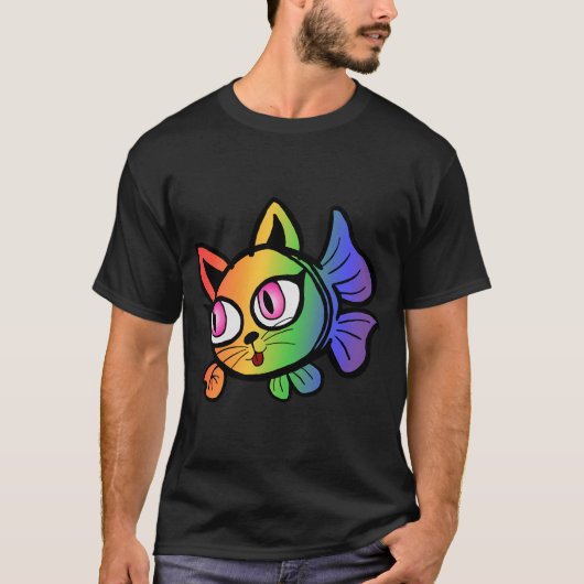 Regenbogenwels T-Shirt (Vorderseite)