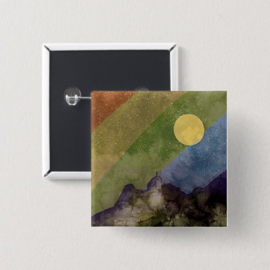 Regenbogenwelt Button (Vorne & Hinten)