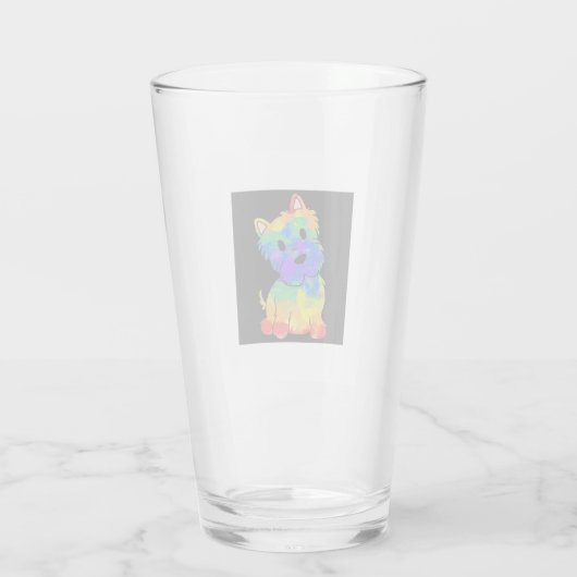 Regenbogenweste Glas (Rückseite)